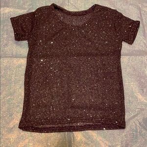 Sparkly Sequin Mesh Blouse